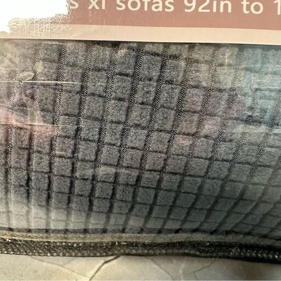 MAXIJIN Super Stretch Couch Cover for 3 Cushion Couch Black - Picture 6 of 11